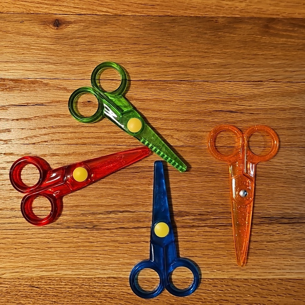 Crayola Safety Scissors Trio - Red, Blue, Green